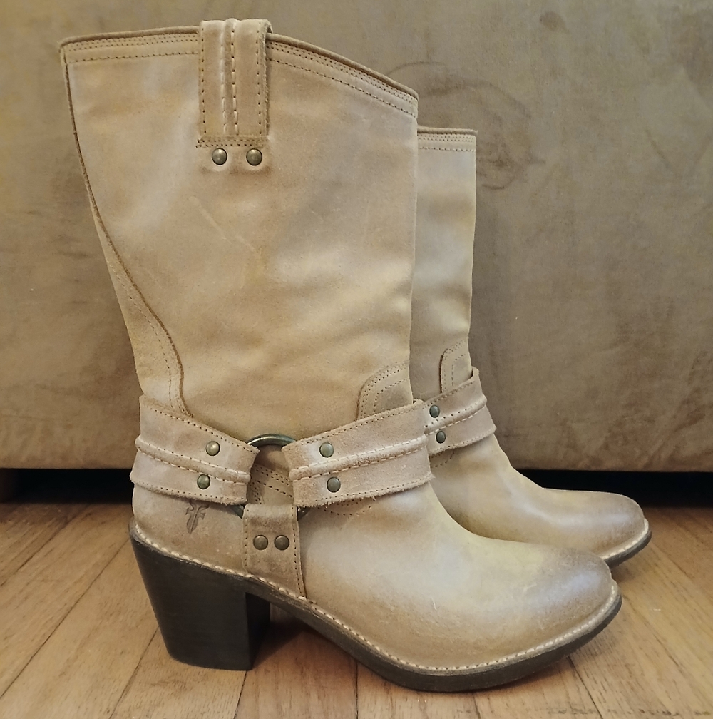 Frye "Carmen Harness" Boots